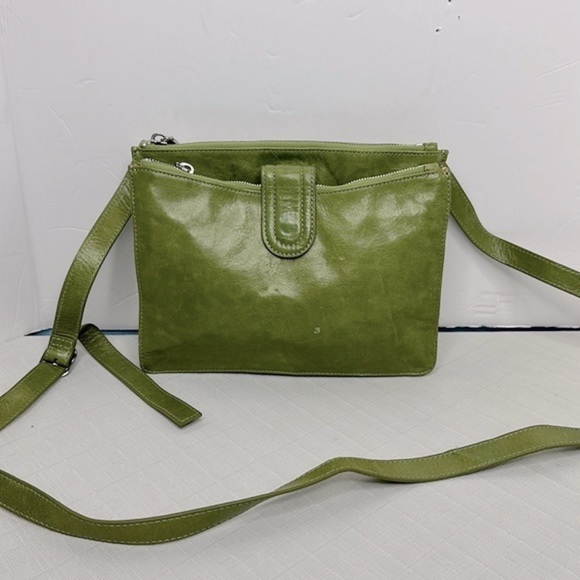 HOBO Bags Hobo Glazed Leather Crossbody In Celery Poshmark